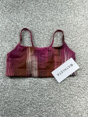 NWT Women's Athleta Warm-Colored Ibiza Scoop Swim Bikini Top Size XXS D-DD Cup